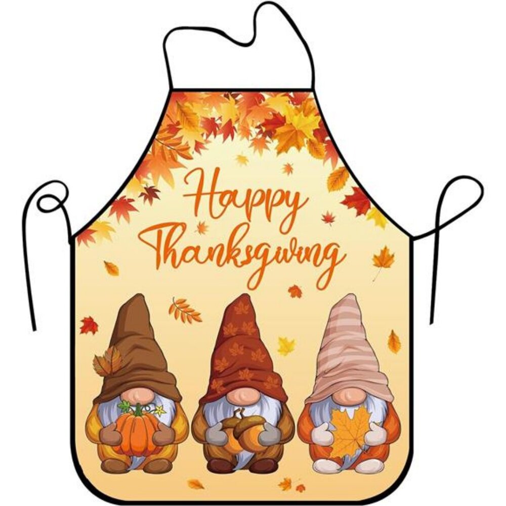 Holiday Aprons,‎ Adjustable Cooking Apron Chef Bib Apron for Dinner Cooking